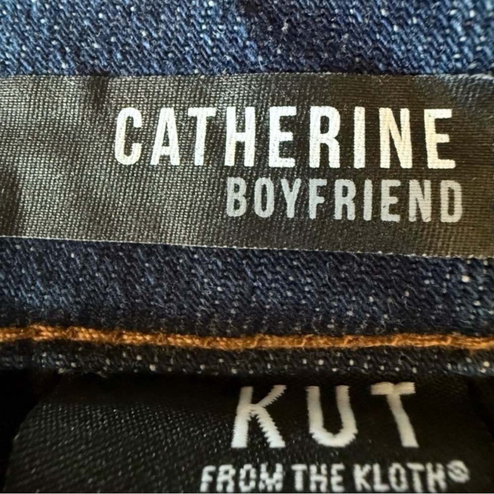 🔥KUT FROM THE KLOTH Catherine Boyfriend Jeans Size 16 | High-Rise | Distressed💥 - Picture 7 of 12